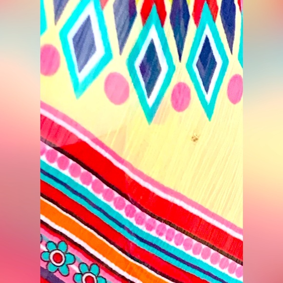 💋 HOTKISS Flowing Multi-colored Spaghetti Strap Top - Picture 14 of 14